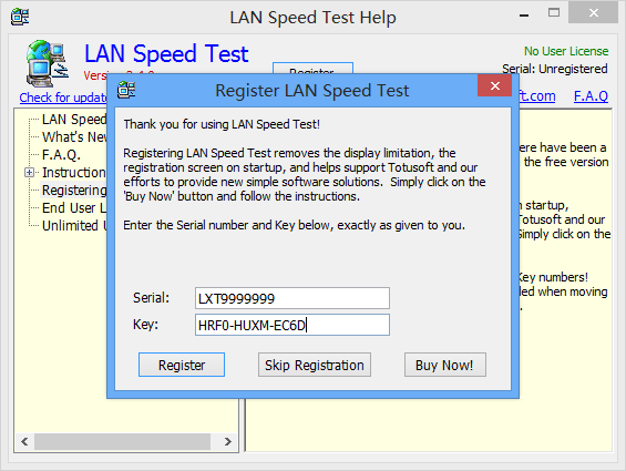 LAN Speed Test 3.4 Unlimited License Key Crack